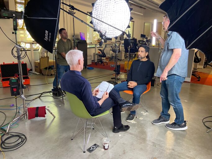 Anderson Cooper of 60 Minutes interview Sal Khan.